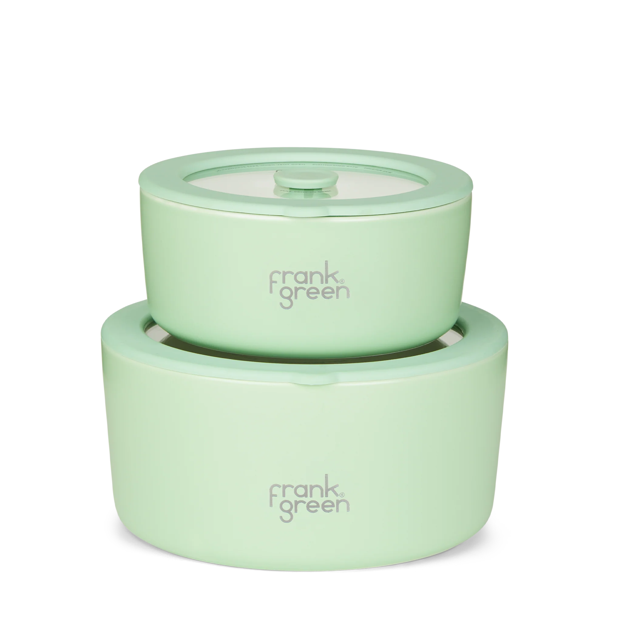 Porcelain Bowls with Glass Lids (2 Pack) - 700ml & 1500ml - Image 4